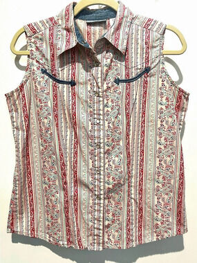 Wrangler Western Womens Shirt Size Small Like New